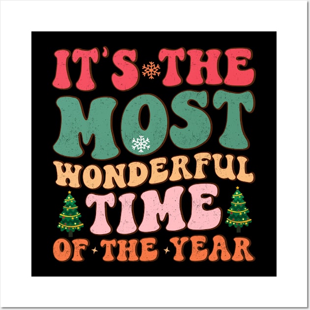 Most Wonderful Time Of The Year Wall Art by MZeeDesigns